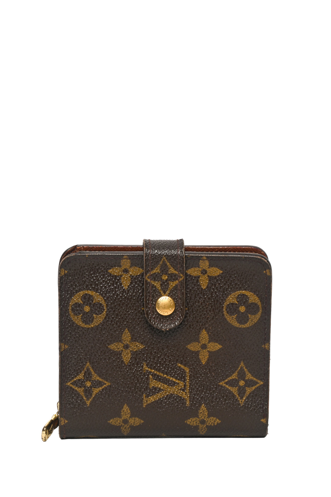 Louis Vuitton 2002 Monogram Coated Canvas Zippy Compact Wallet