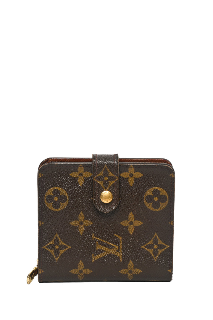 Louis Vuitton 2002 Monogram Coated Canvas Zippy Compact Wallet