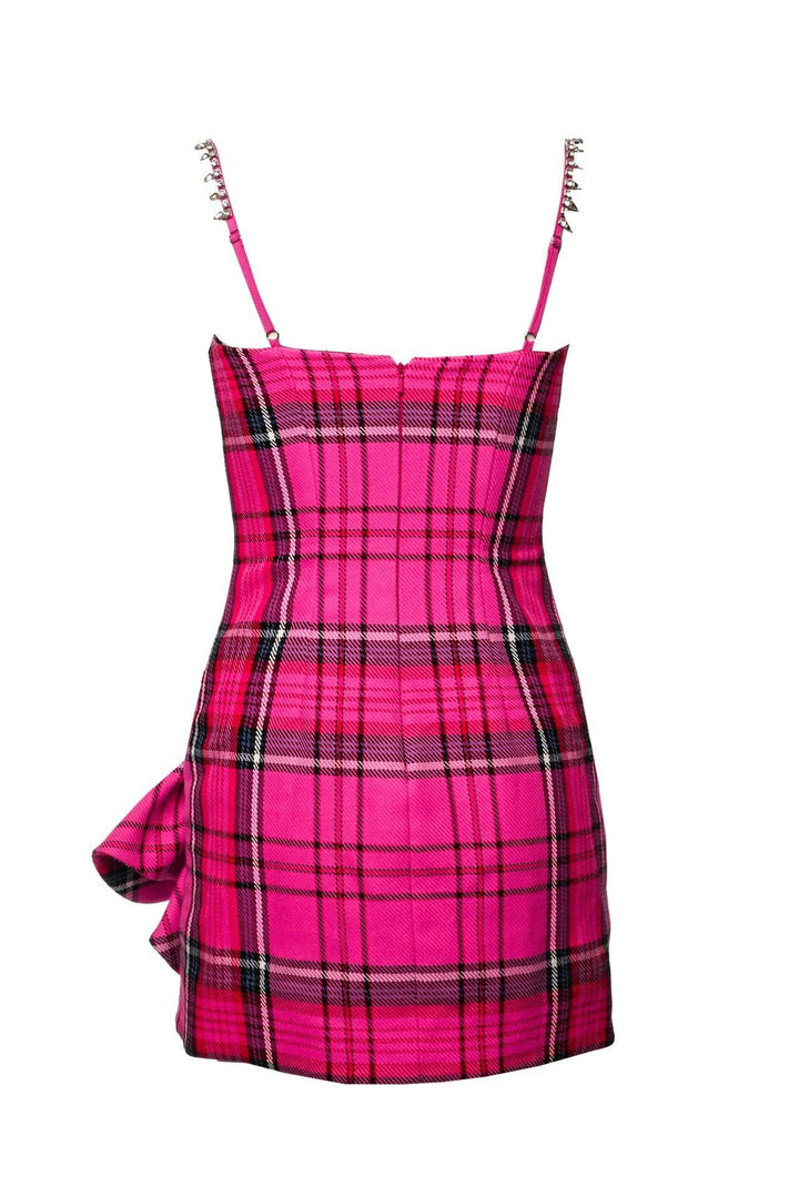 Area Size 4 Sweetheart Plaid Mini Dress