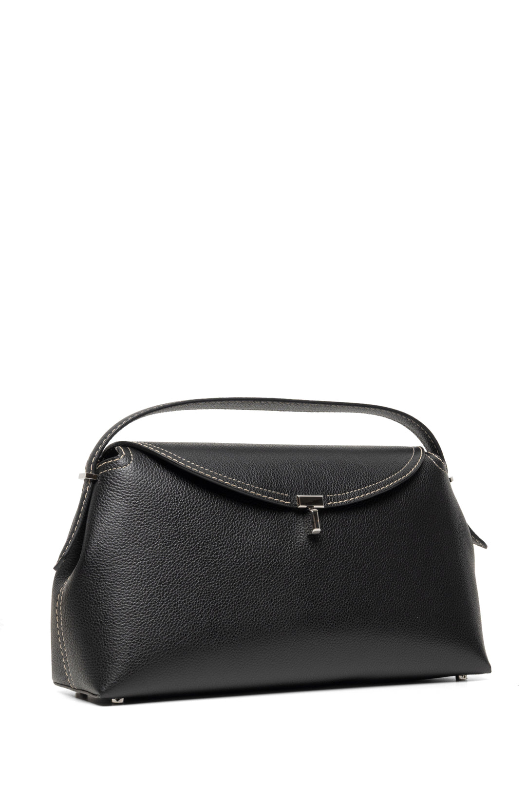 Toteme T-Lock Leather Shoulder Bag