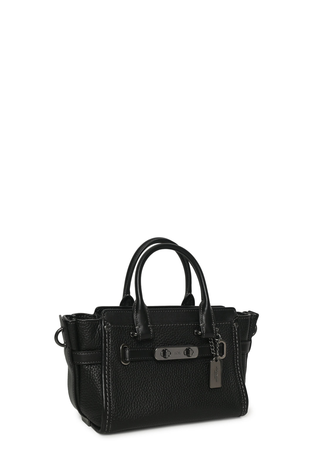 Coach Pebbled Leather Swagger 20 Purse