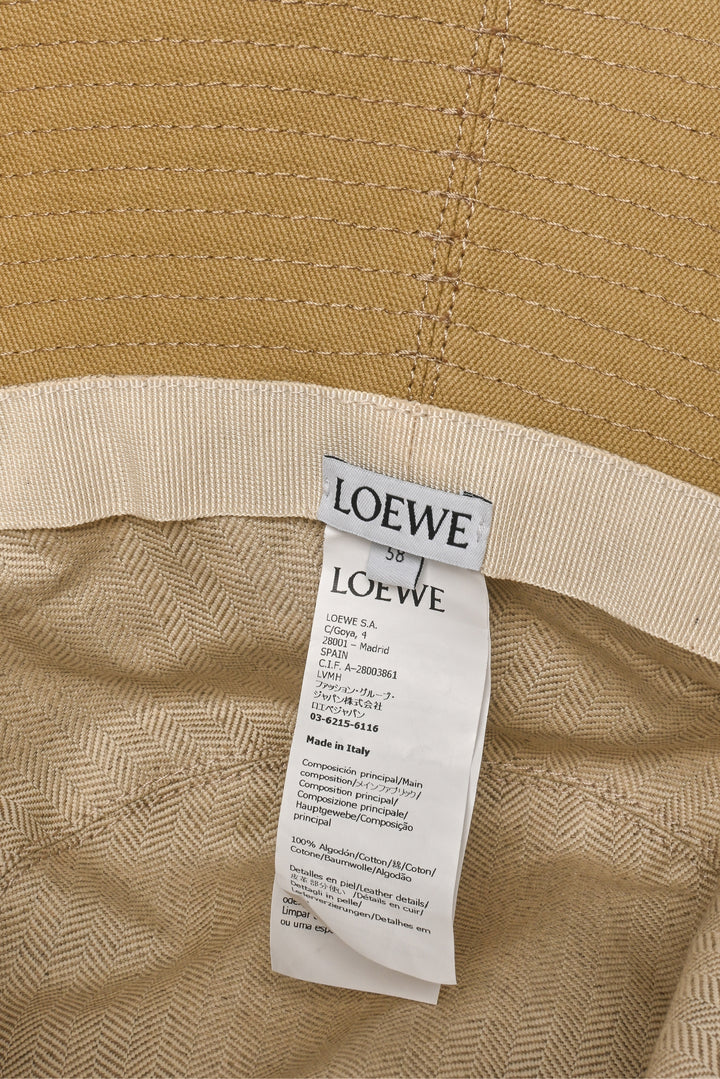 Loewe Size 58 Canvas Fisherman Hat