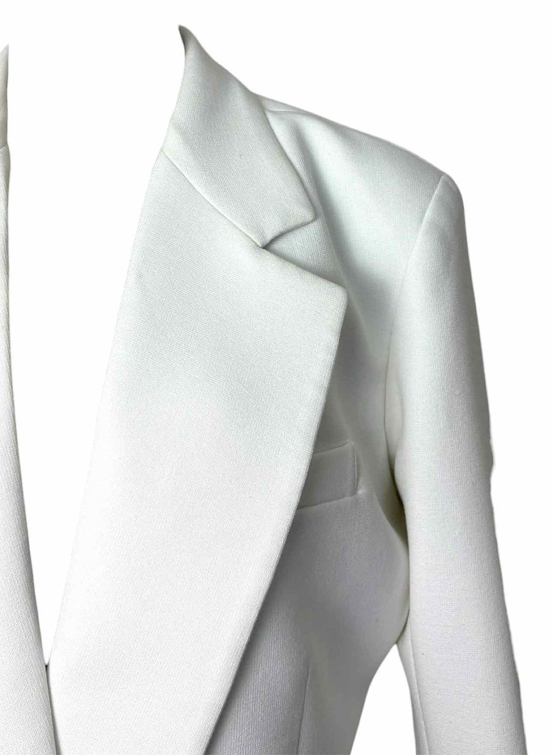 Smythe Size L Poly Cropped  Blazer