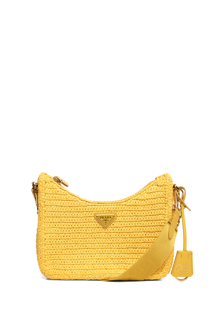 Prada Re-Edition 2005 Raffia Shoulder Bag