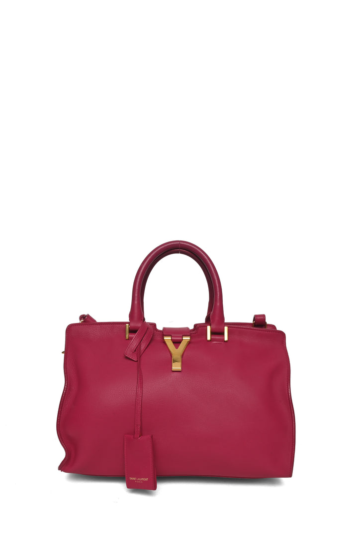 Saint Laurent Calfskin Small Classic Y Cabas Bag