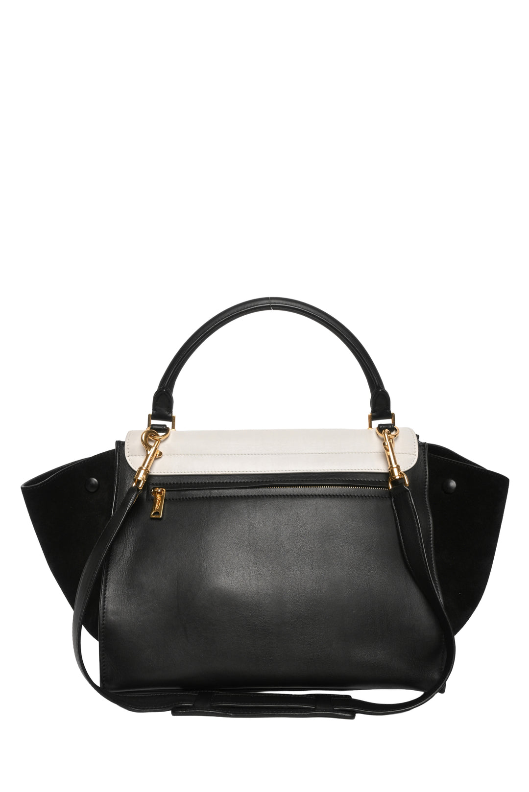 Celine 2012 Suede & Leather Medium Trapeze Purse