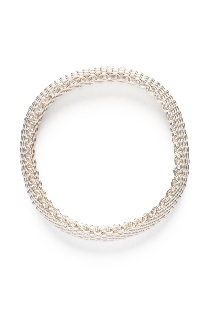 Tiffany & Co Somerset Mesh Bangle Bracelet