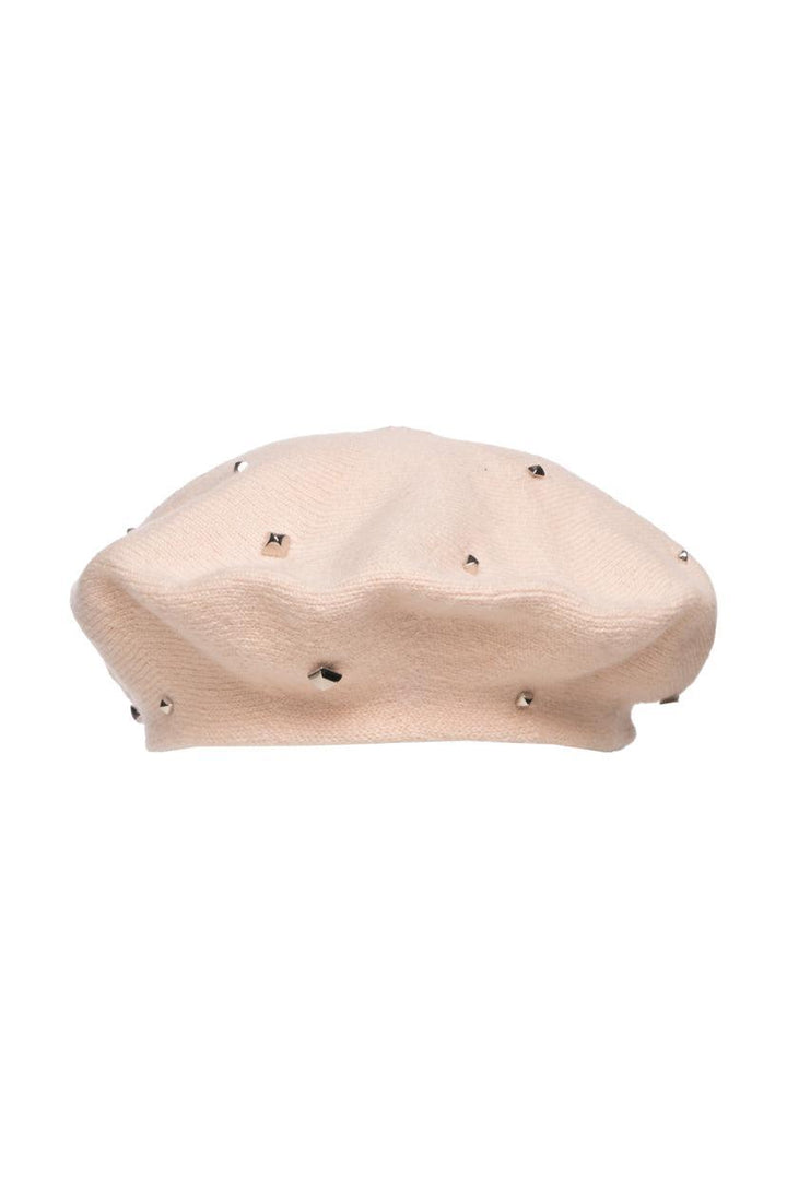 Hermes Size L Cashmere Studded Darling Beret
