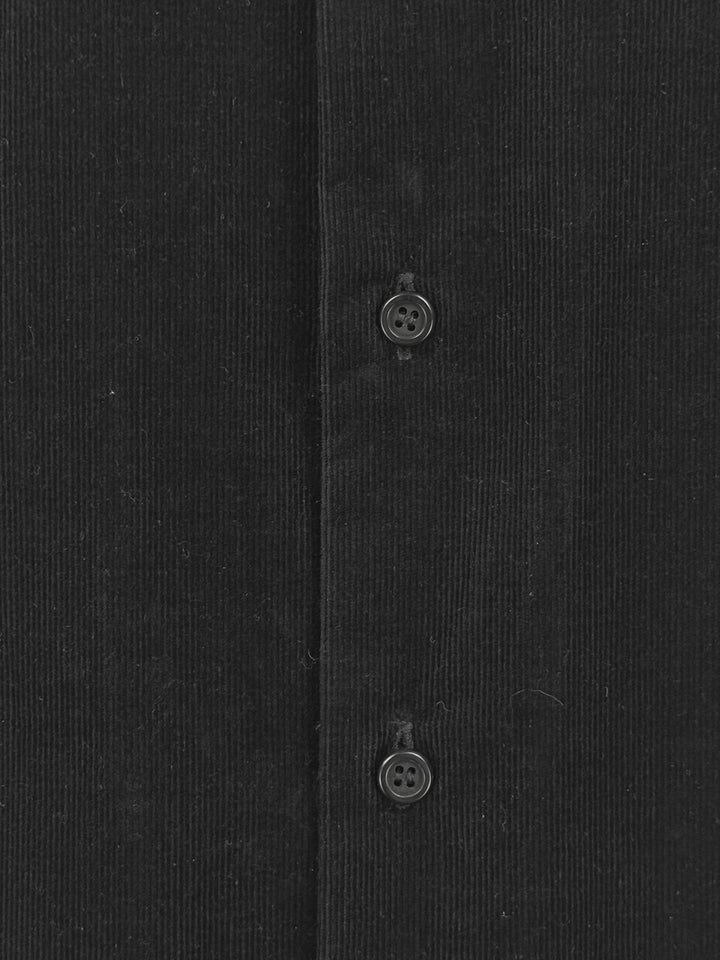 Eskandar Size 0 Collarless Corduroy Shirt