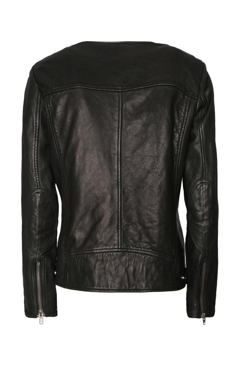 Isabel Marant Etoile Size 40 Leather Padded Moto Jacket