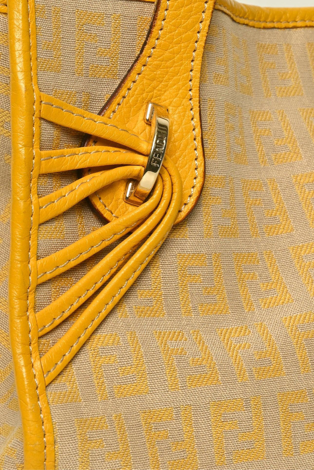 Fendi Vintage Zucca Canvas Roll Bag