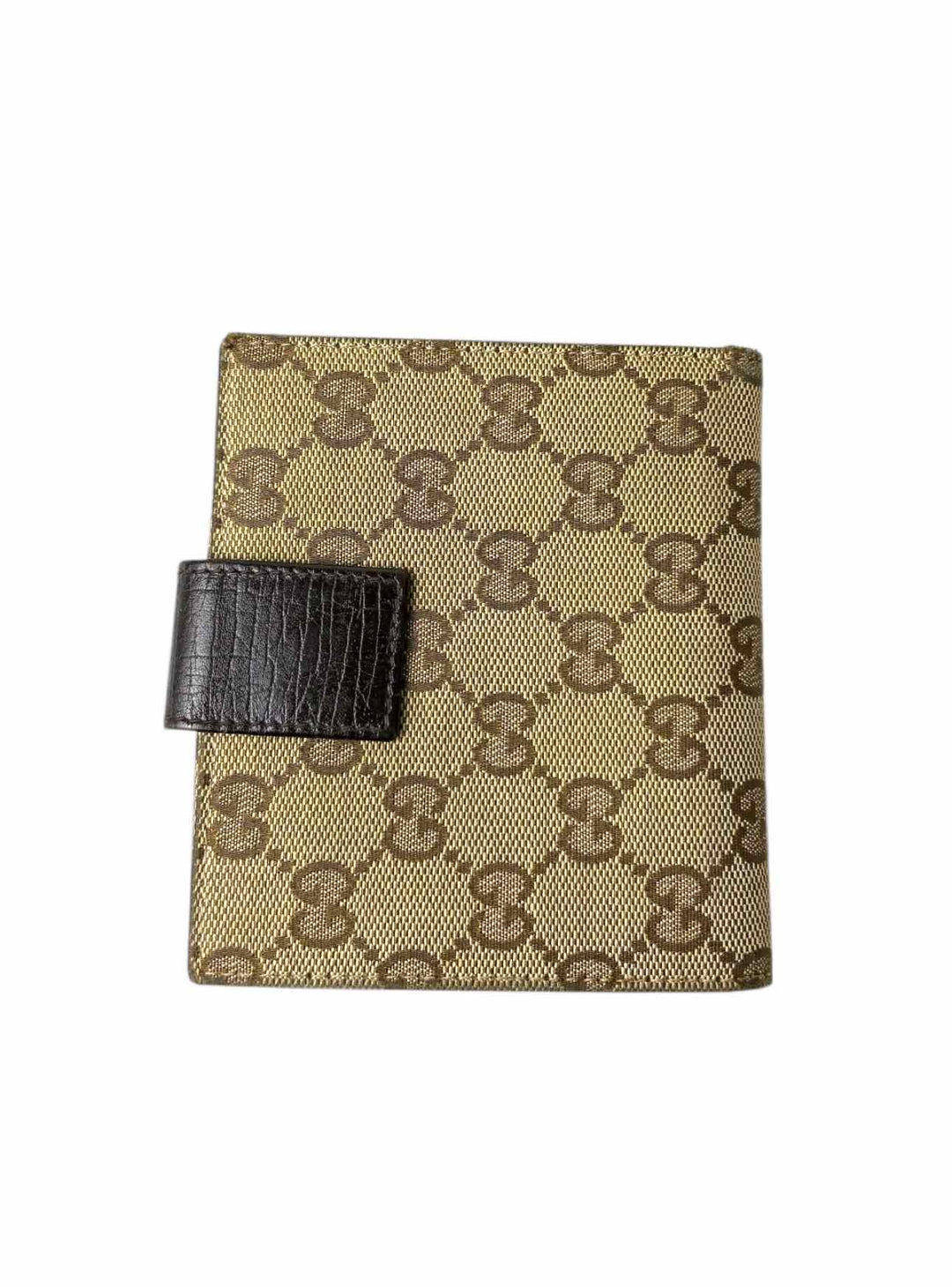 Gucci Monogram Canvas Web Hasler Horsebit Wallet