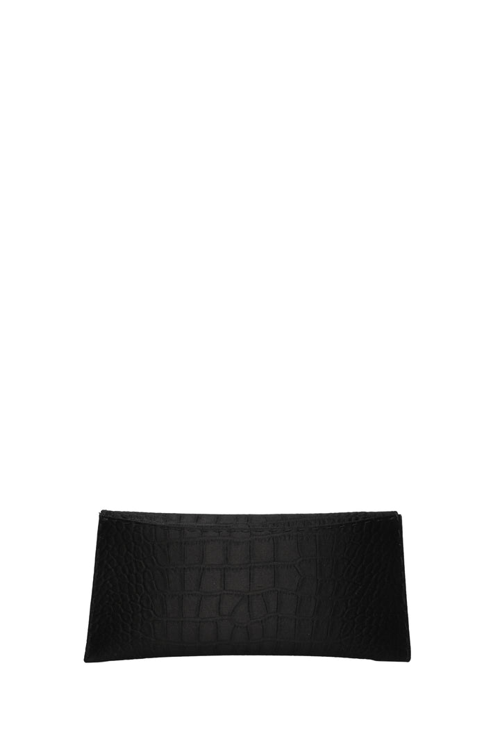 Tyler Ellis Stamped Satin Aimee Chain Clutch