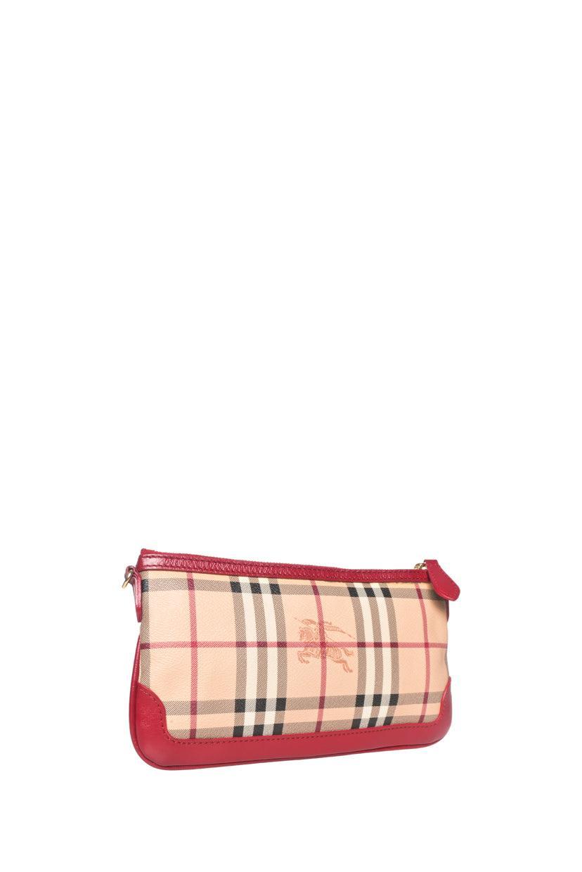 Burberry Haymarket Check Coated Canvas Peyton Crossbody
