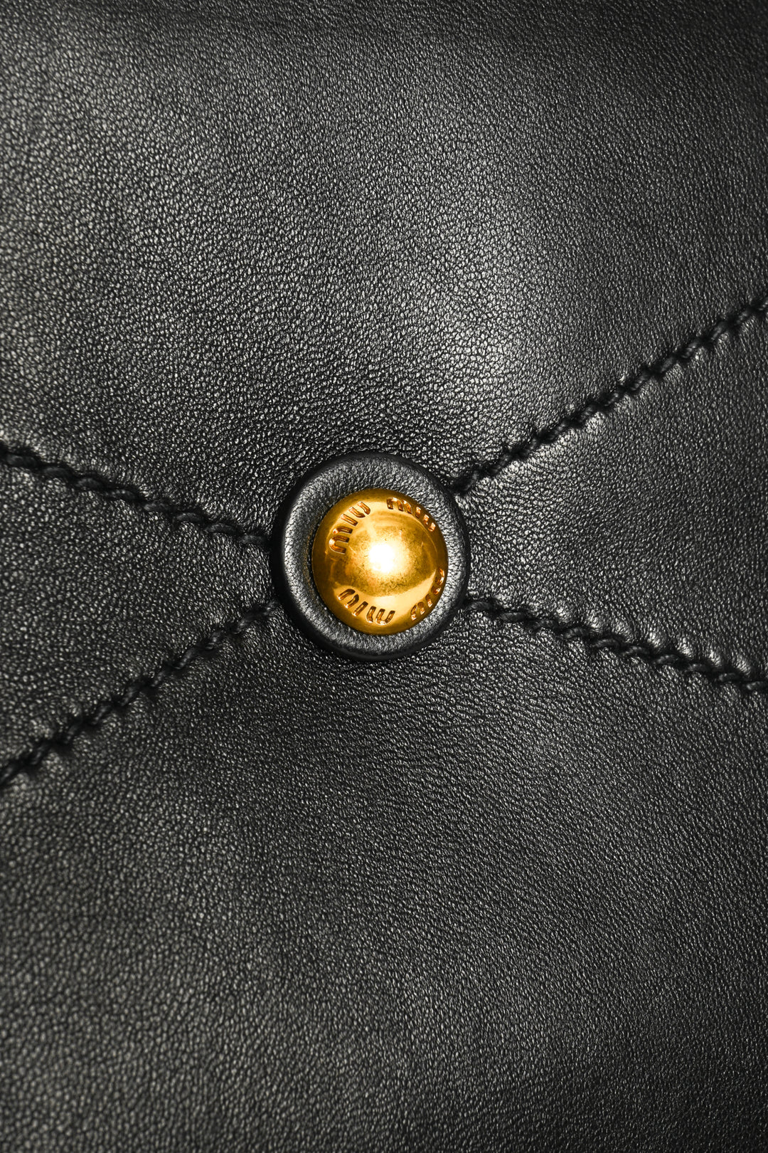 Miu Miu Grommet Biker Tote