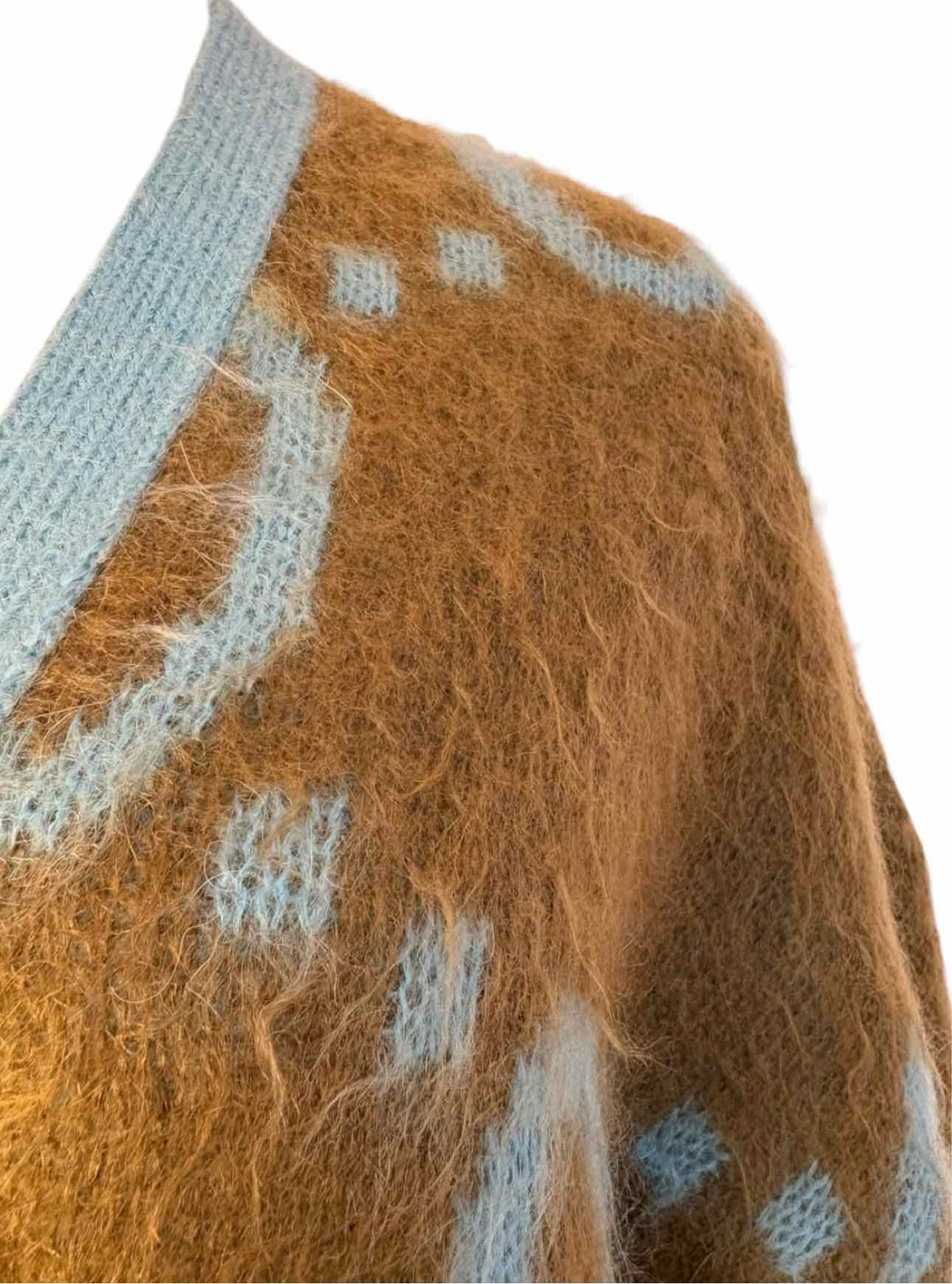 Gucci Size XS Reversible GG Mohair Blend Cardigan