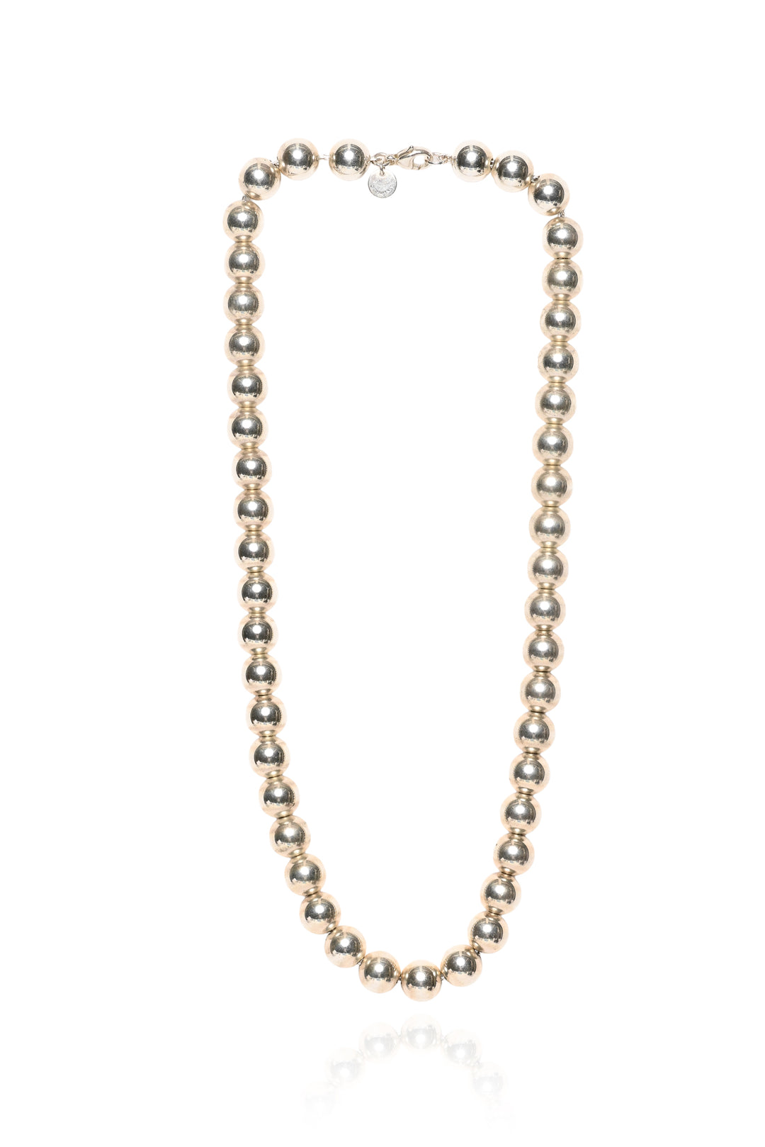 Tiffany & Co Sterling Silver HardWear 10mm Ball Necklace
