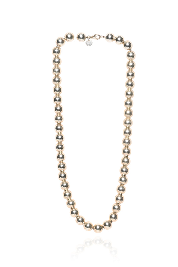 Tiffany & Co Sterling Silver HardWear 10mm Ball Necklace