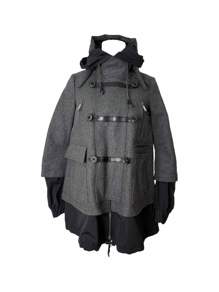 DSquared Wool Blend Layered Size 40 Jacket