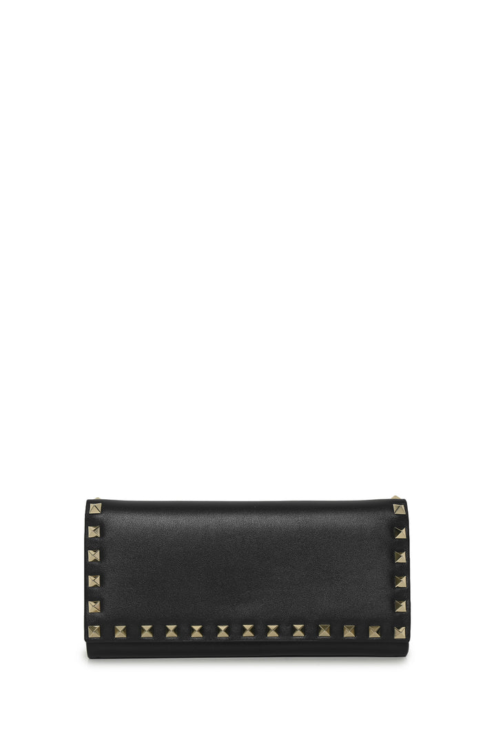 Valentino Rockstud Flap Wallet Clutch