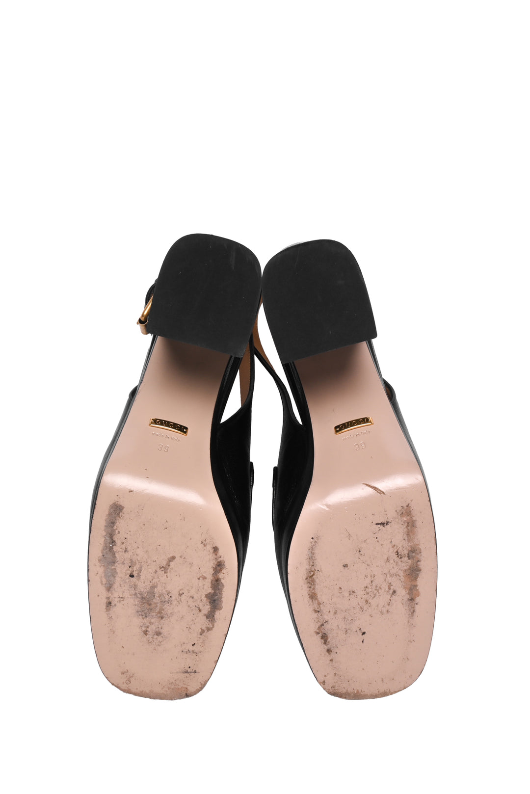 Gucci Size 39 Horsebit Slingback Pumps