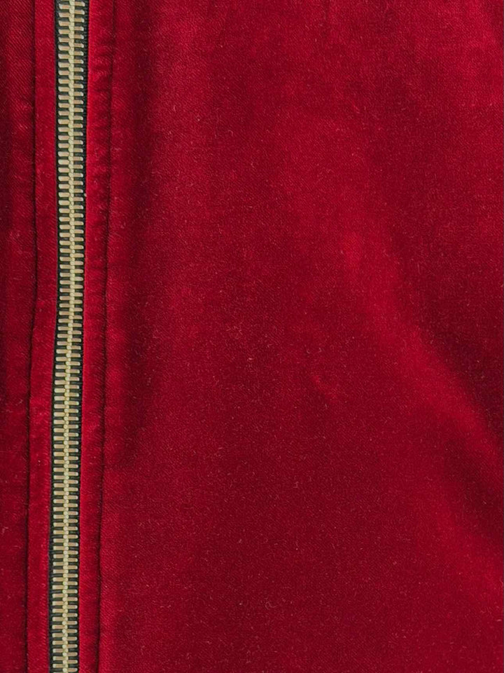 Sandro Size 40 Velvet Patchwork Jacket