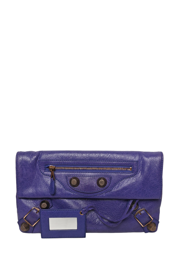Balenciaga Agneau Leather Giant 12 Envelope Clutch