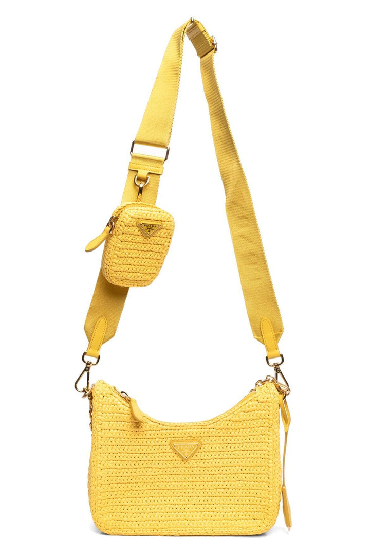 Prada Re-Edition 2005 Raffia Shoulder Bag