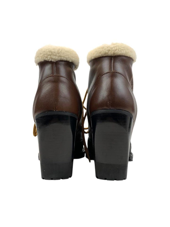 Chloe Size 37 Rylee Shearling Lined Ankle Boots