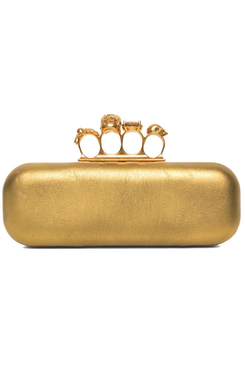 Alexander Mcqueen Skull Knuckle Duster Clutch