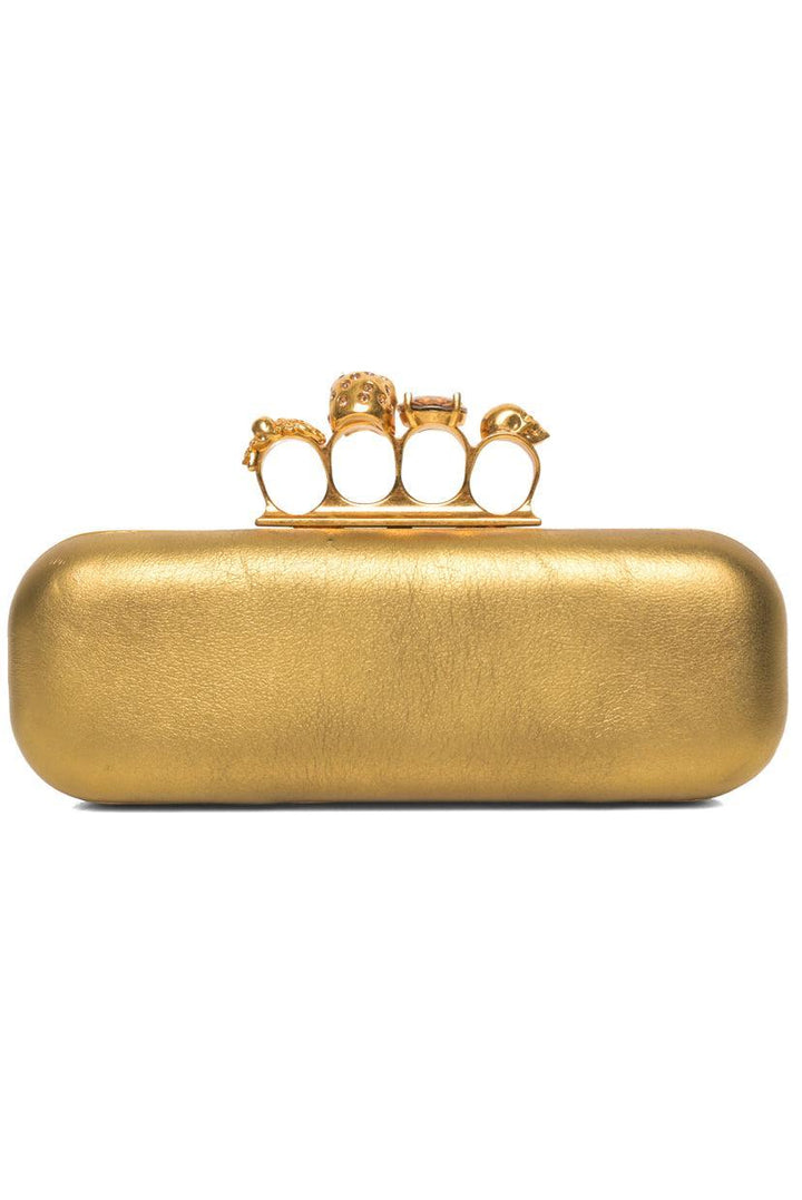 Alexander Mcqueen Skull Knuckle Duster Clutch