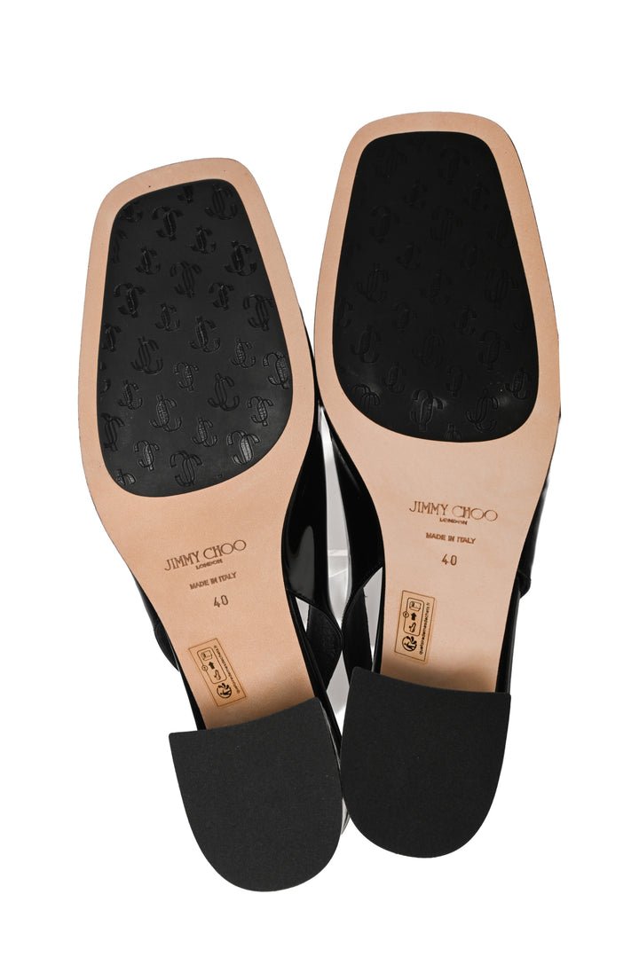 Jimmy Choo Size 40 Diamond Tilda 45 Slingback Pumps