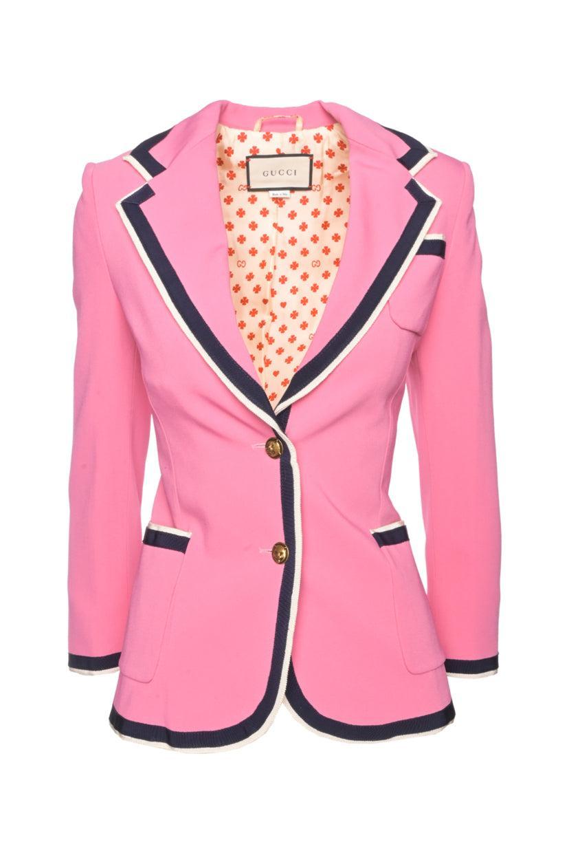 Gucci Size 36 2018 Pink Cady Blazer