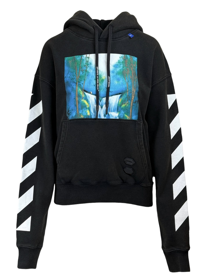 OFF-WHITE Size S Men's Diagonal Waterfall Hoodie