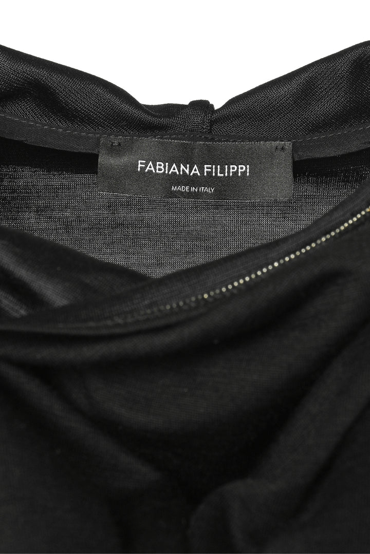 Fabiana Filippi Size XS/S Sleeveless Cowl Neck Knit Blouse
