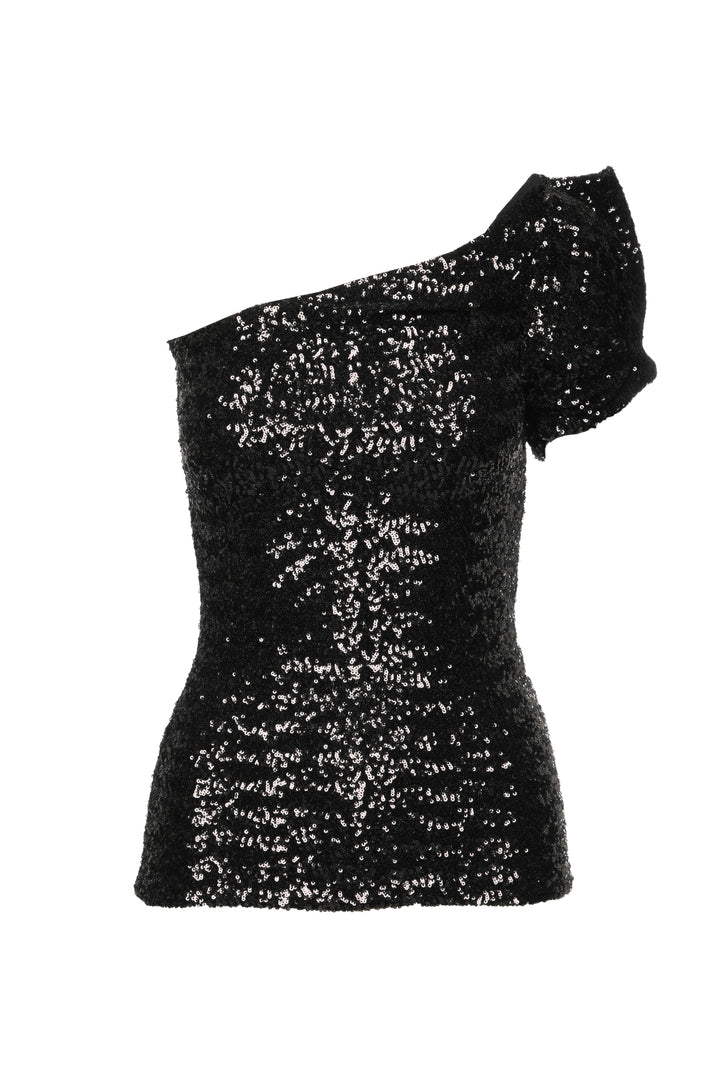 Isabel Marant Size 38 One Shoulder Sequin Top