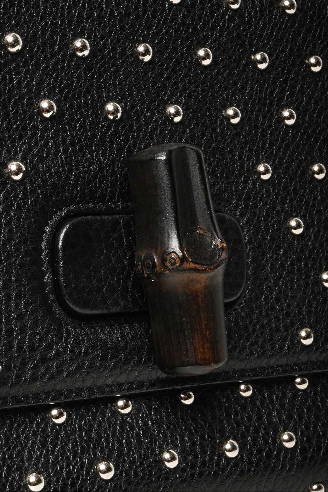Gucci Studded Medium Miss Bamboo Shoulder Bag