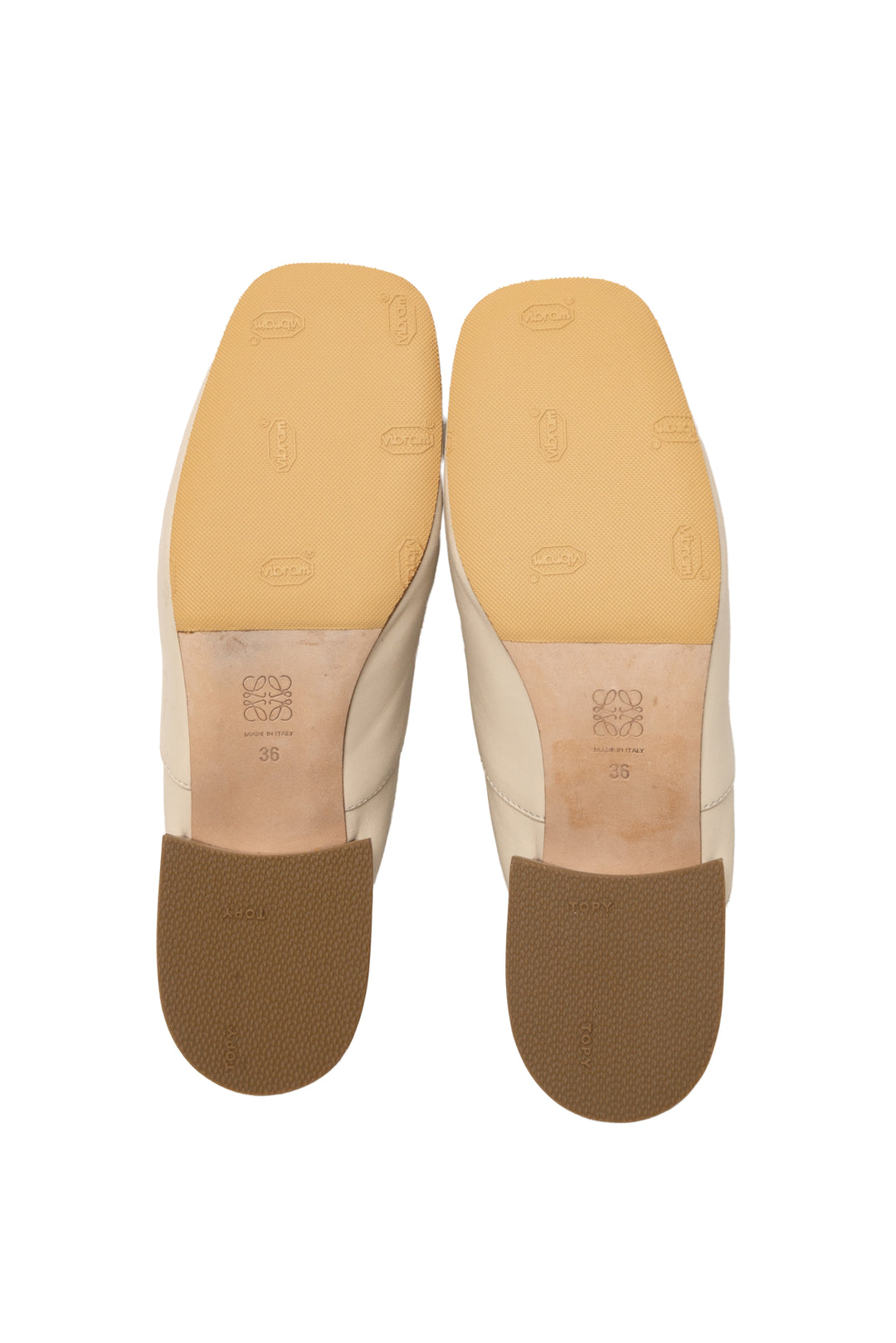Loewe Size 36 Slip On Soft Derby Mules