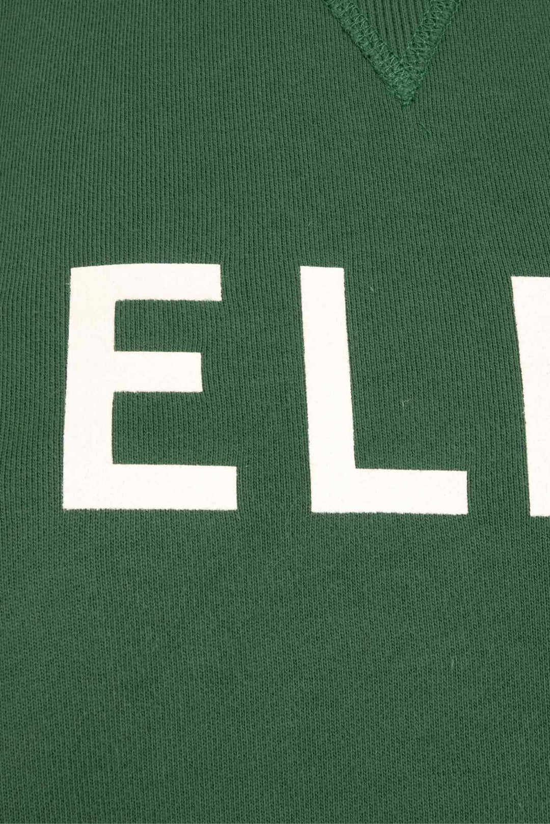 Celine Size S Cropped Logo Crewneck Sweatshirt
