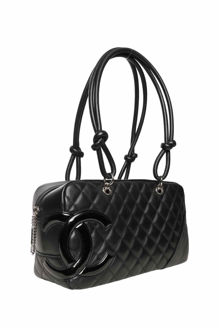 Chanel 2009-2010 Quilted Large Cambon Bowler Shoulder Bag