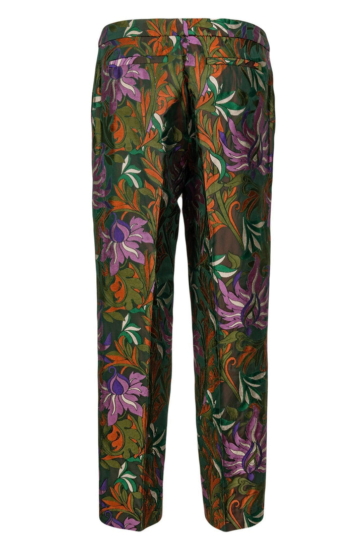 Dries Van Noten Size 38 Printed Tapered Pants