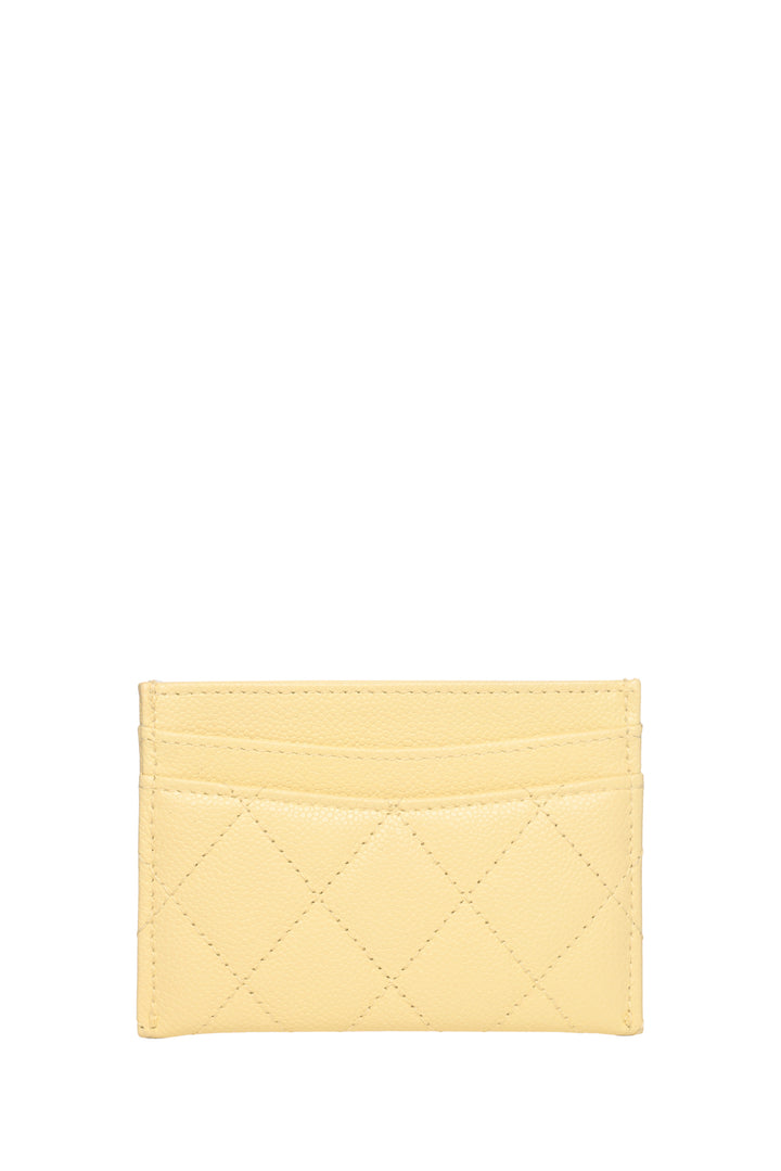 Chanel Quilted Caviar Card Holder
