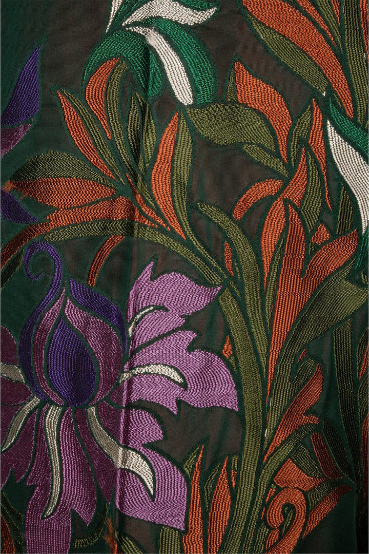 Dries Van Noten Size 38 Printed Tapered Pants