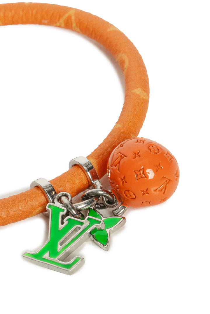 Louis Vuitton Hang It Fruits Enamel Charm Bracelet