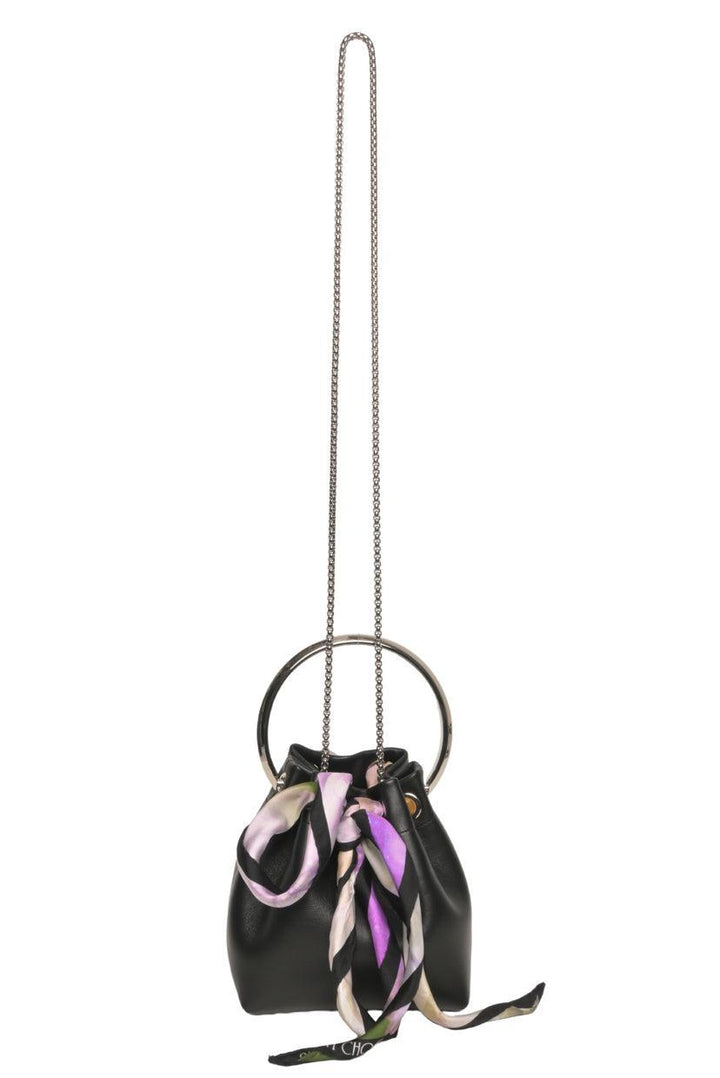 Jimmy Choo Bon Bon Shiny Calf Leather Mini Bag Clutch