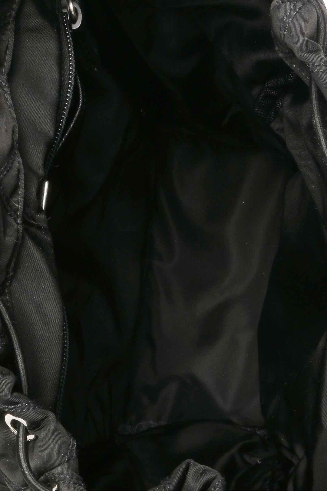Prada Patch Embellished Quilted Nylon BackPack