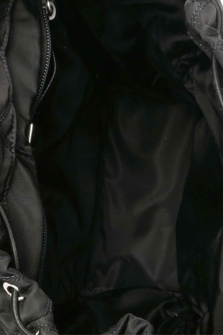 Prada Patch Embellished Quilted Nylon BackPack