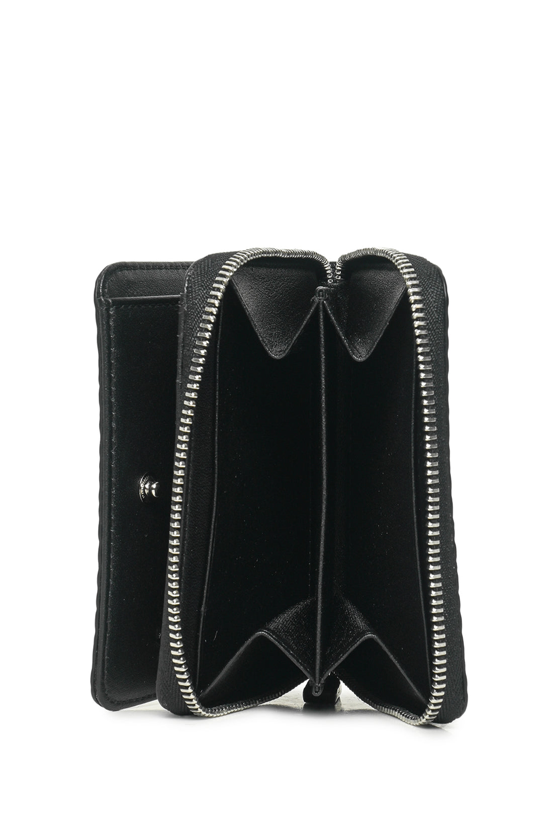 MCM Visetos Coated Canvas & Nappa Leather Compact Wallet