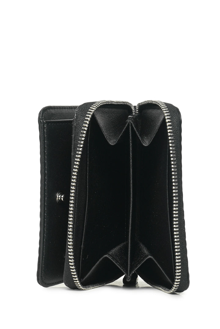 MCM Visetos Coated Canvas & Nappa Leather Compact Wallet