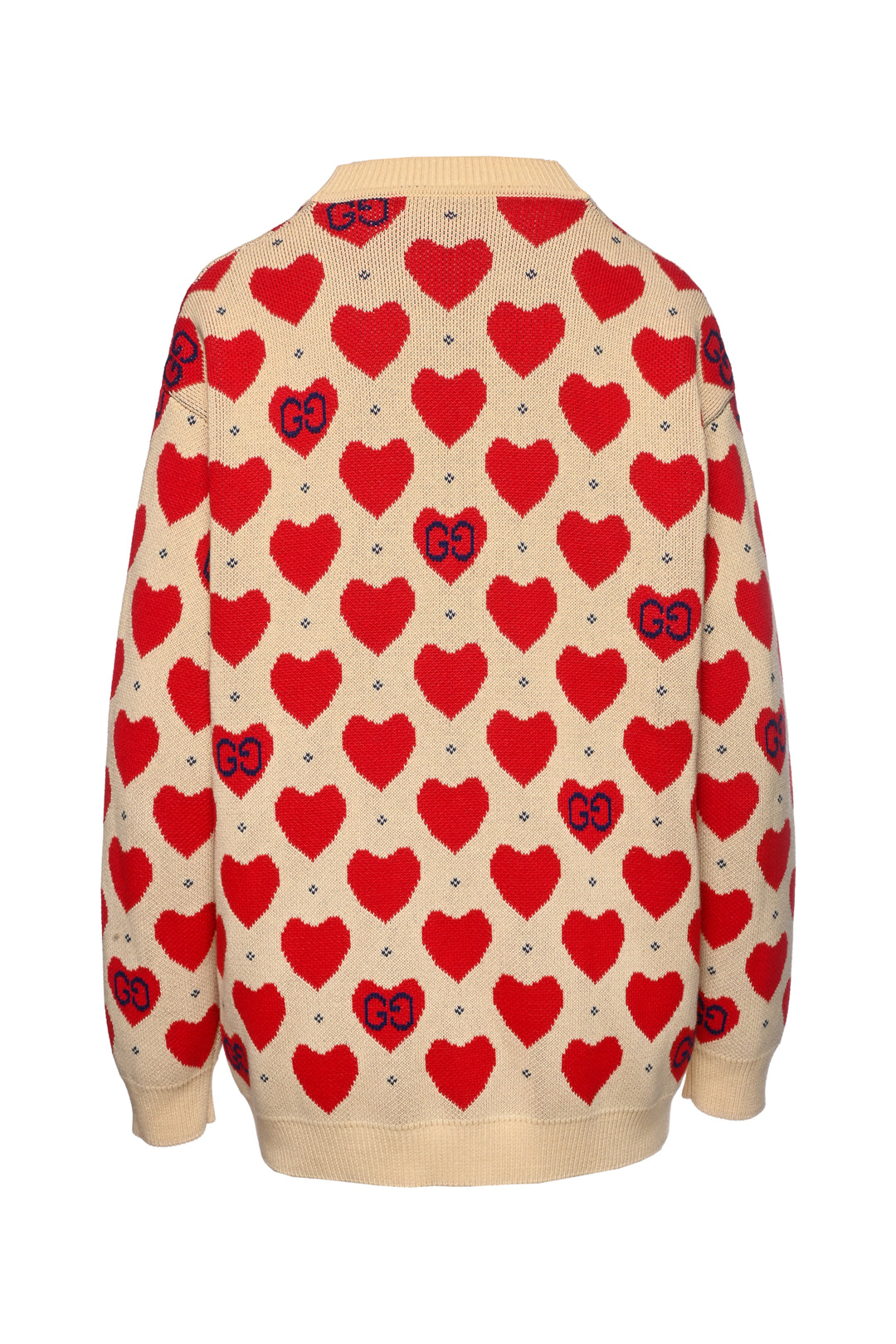 Gucci Printed Heart Size L Cardigan